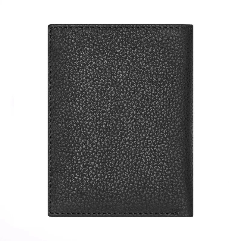 Hugo Boss Калъф за карти Classic Grained, с 8 отделения, черен