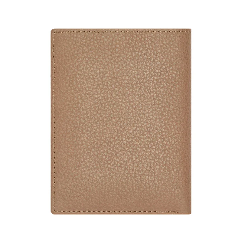 Hugo Boss Калъф за карти Classic Grained, с 8 отделения, карамел