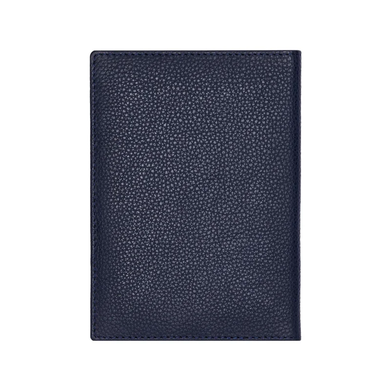 Hugo Boss Калъф за паспорт Classic Grained, тъмносин