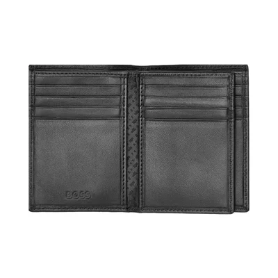 Hugo Boss Калъф за карти Classic Smooth, с 16 отделения, черен
