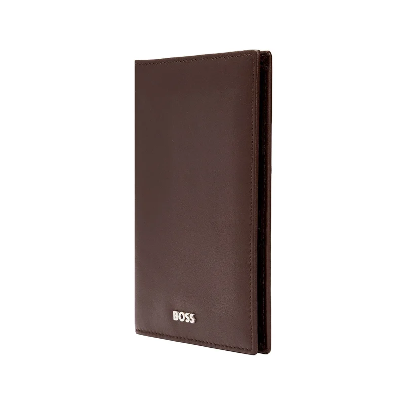 Hugo Boss Калъф за паспорт Classic Smooth, кафяв