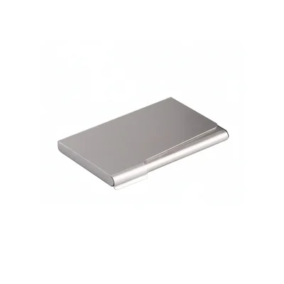 Durable Кутия за визитки, алуминиева, сива