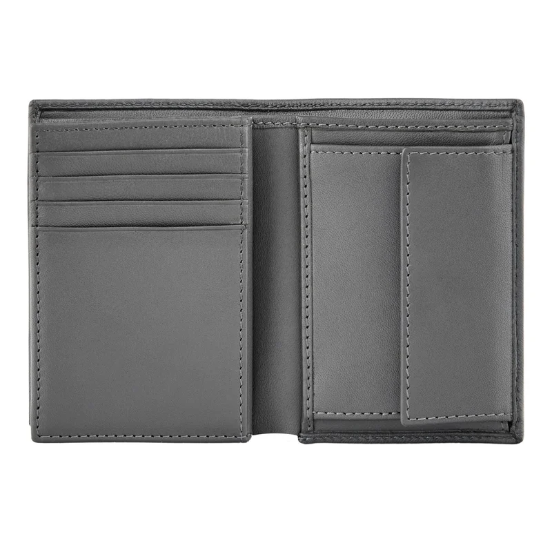Hugo Boss Калъф за карти Saffiano, с 12 отделения, сив