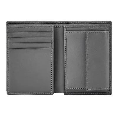 Hugo Boss Калъф за карти Saffiano, с 12 отделения, сив