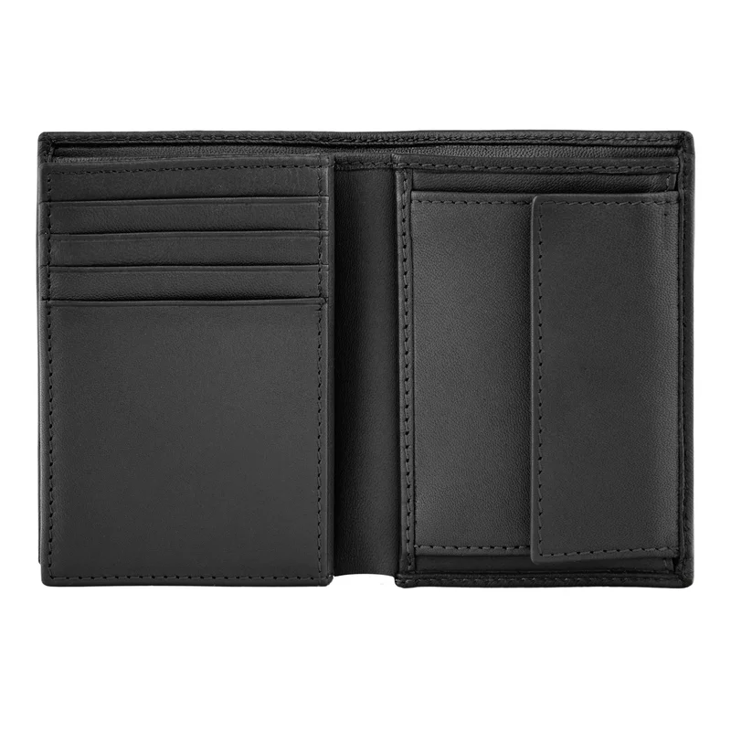 Hugo Boss Калъф за карти Saffiano, с 12 отделения, черен