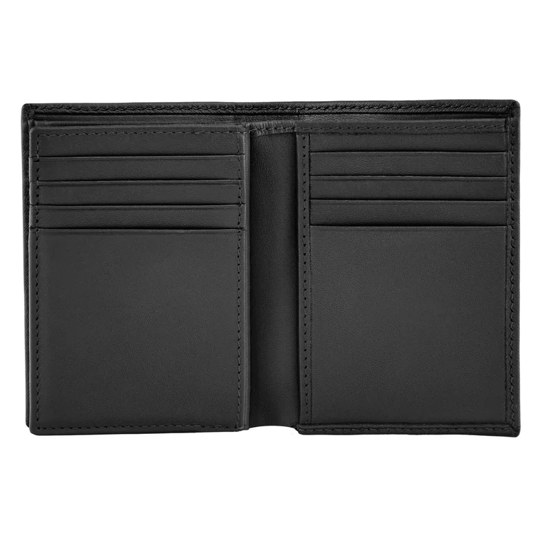 Hugo Boss Калъф за карти Saffiano, с 16 отделения, черен