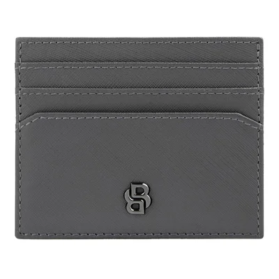Hugo Boss Калъф за карти Saffiano, с 6 отделения, сив