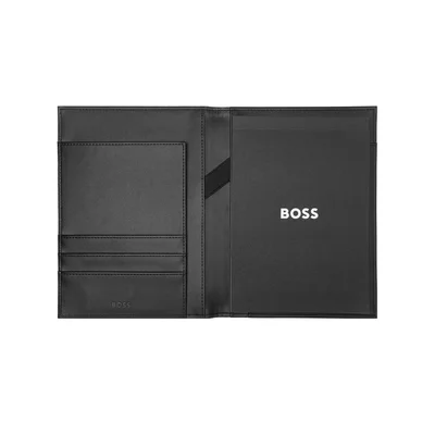 Hugo Boss Папка Monogram, A5, черна