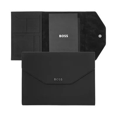 Hugo Boss Папка Rive, A5, черна