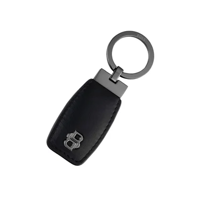 Hugo Boss Ключодържател Double B, черно-сив