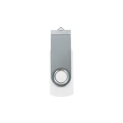 Office 1 USB флаш памет Swivel, USB 2.0, 16 GB, без лого, бяла