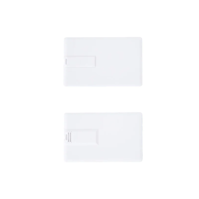 Office 1 USB флаш памет Credit Card, USB 2.0, 16 GB, без лого, бяла