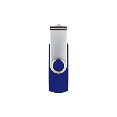 Office 1 USB флаш памет Swivel, USB 3.0, 16 GB, Type-C OTG, синя