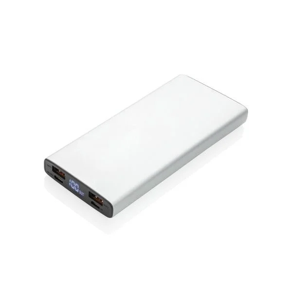 XD Мобилна батерия, 10000 mAh, сребриста