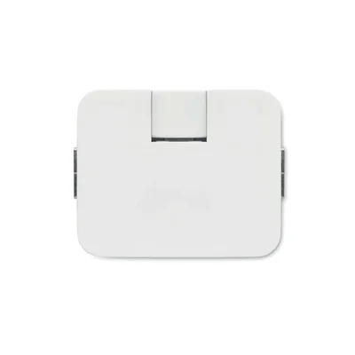 More Than Gifts USB хъб, 4 порта 2 х USB Type-A, 2 х USB Type-C, вход Type-C/Type-A, бял