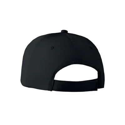 Бейзболна шапка, 6-панелна, памук, 160 g/m2, черна