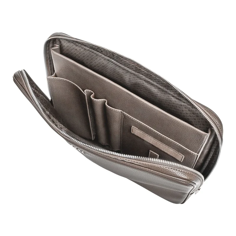 Hugo Boss Чанта за лаптоп Classic Grained, кафява