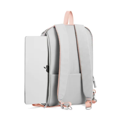 XD Раница Design Switch, с две лица, 16'', 22 L, сиво и розово