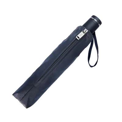 Hugo Boss Чадър Pocket Double B, сгъваем, тъмносин