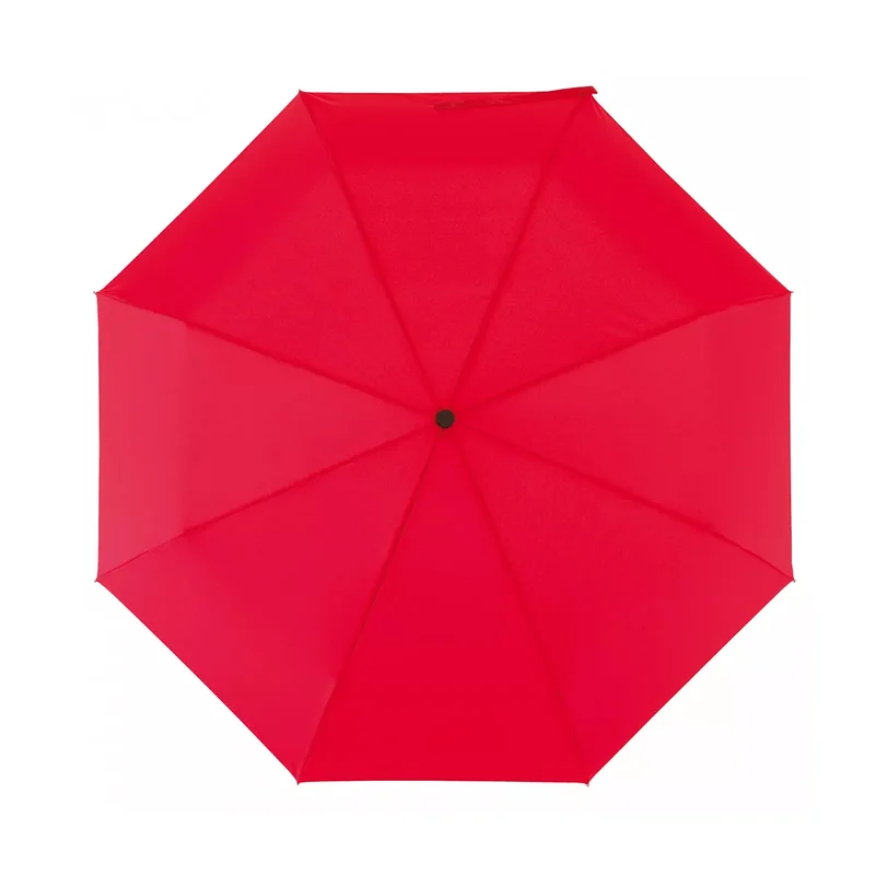 Office 1 Чадър, сгъваем, open-close, с гумирана дръжка, 97 cm, червен