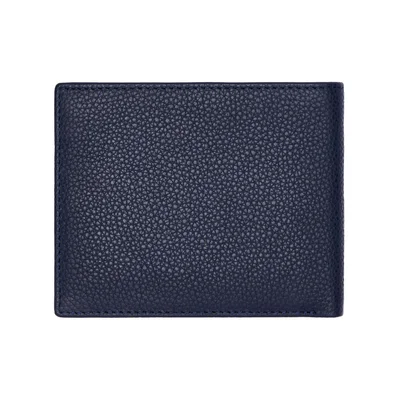 Hugo Boss Портфейл Classic Grained, с капак, тъмносин