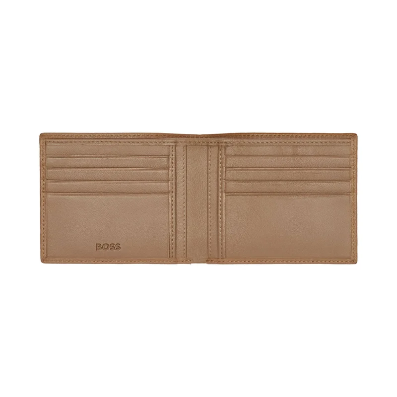 Hugo Boss Портфейл Classic Grained, карамел