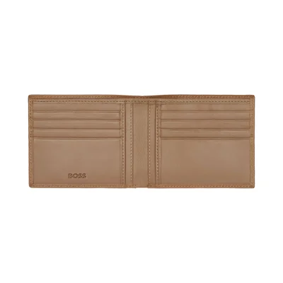 Hugo Boss Портфейл Classic Grained, карамел