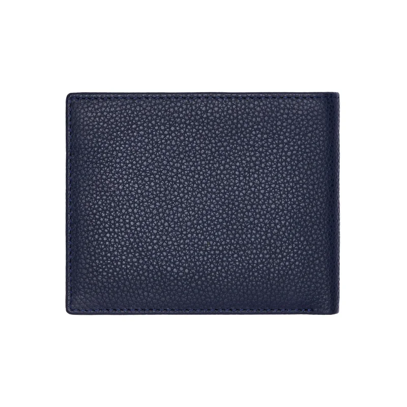 Hugo Boss Портфейл Classic Grained, с отделение за монети, тъмносин