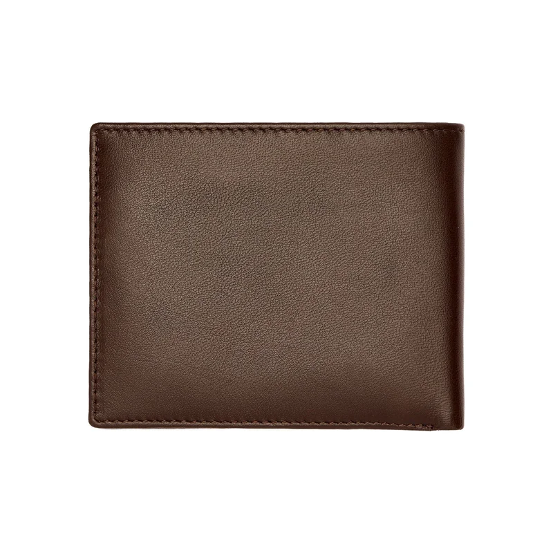 Hugo Boss Портфейл Classic Smooth, с отделение за монети, кафяв