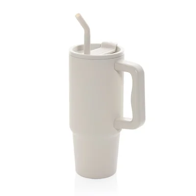 Термочаша Embrace, метална, с капак, 900 ml, бежова