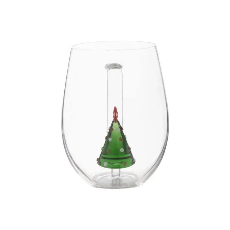 More Than Gifts 3D чаша с коледна елха Sjonsta, с дръжка, боросиликатно стъкло, 550 ml