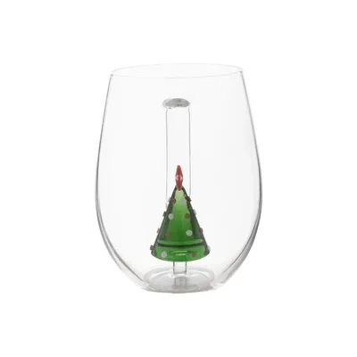 More Than Gifts 3D чаша с коледна елха Sjonsta, с дръжка, боросиликатно стъкло, 550 ml