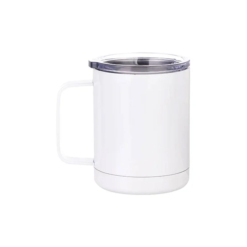 BESTSUB Термочаша, с капак, инокс, 360 ml, бяла