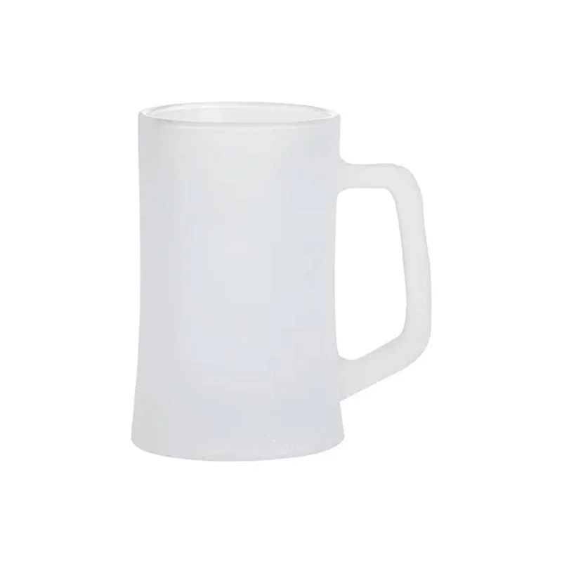 BESTSUB Халба за бира, стъклена, матова, 360 ml