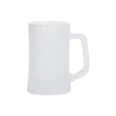 BESTSUB Халба за бира, стъклена, матова, 360 ml