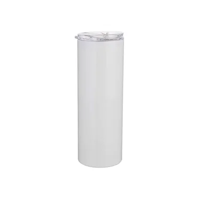 BESTSUB Чаша за път, със сламка, 600 ml, бяла