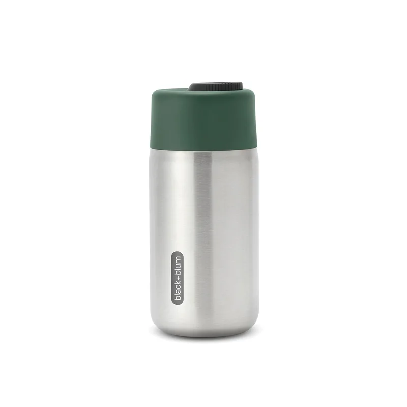 Термочаша Black+Blum, заключваща се, 340 ml, тъмнозелена