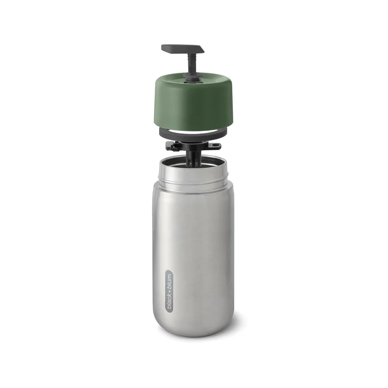 Термочаша Black+Blum, заключваща се, 340 ml, тъмнозелена
