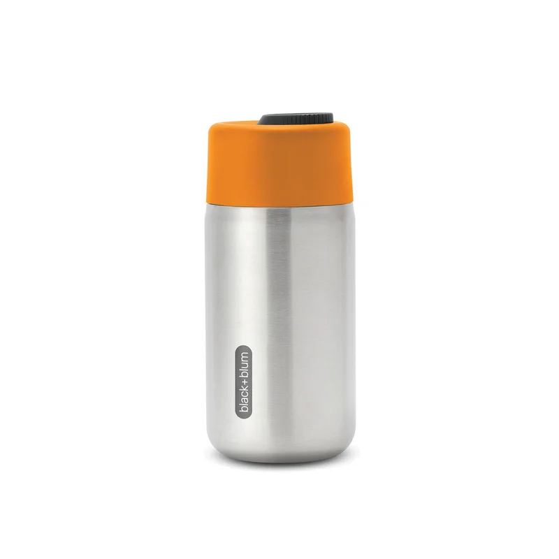 Термочаша Black+Blum, заключваща се, 340 ml, оранжева