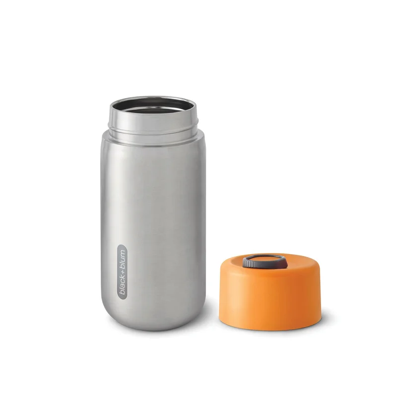 Термочаша Black+Blum, заключваща се, 340 ml, оранжева