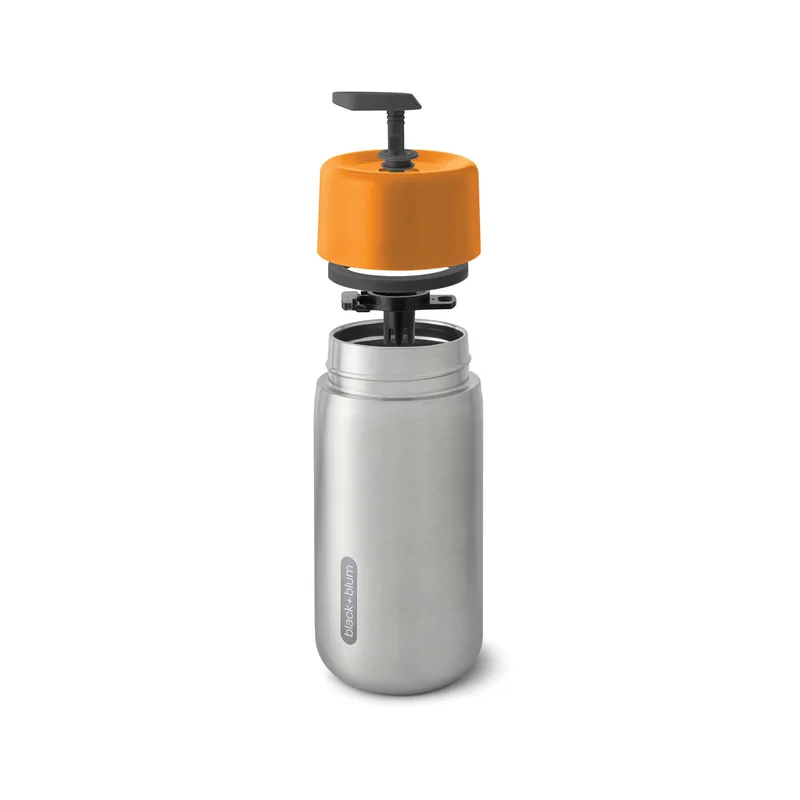 Термочаша Black+Blum, заключваща се, 340 ml, оранжева
