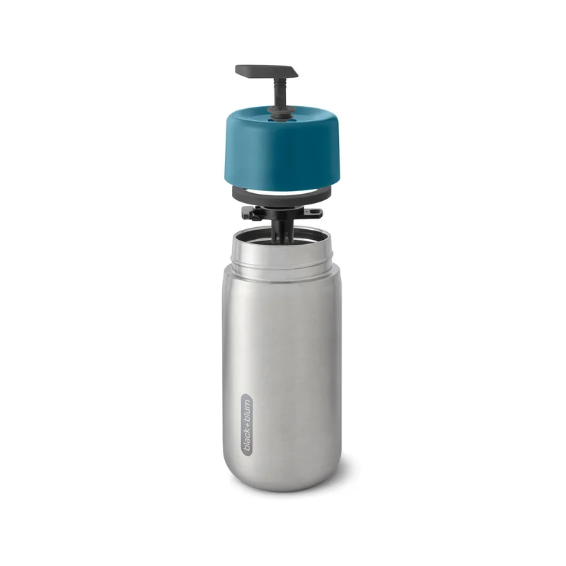 Термочаша Black+Blum, заключваща се, 340 ml, тюркоаз