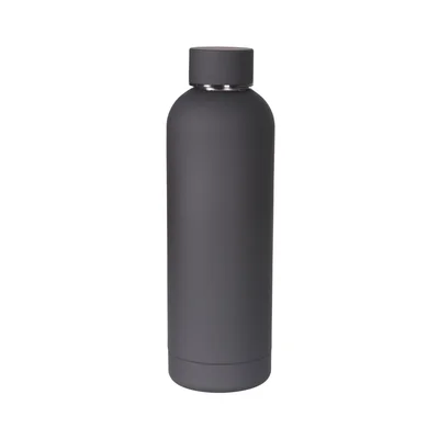 Office 1 Бутилка Top, метална, 6.5 х 24 cm, черна, 500 ml