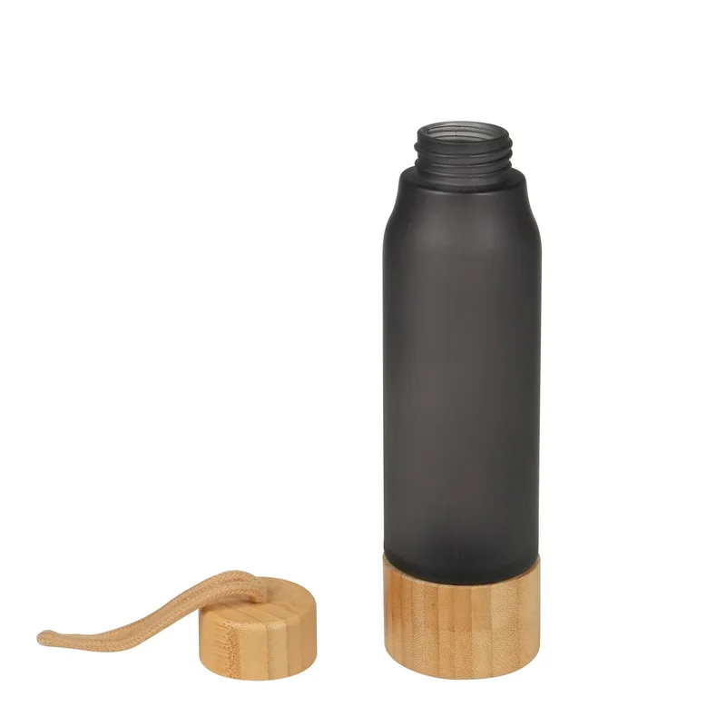 Office 1 Бутилка Endless, боросиликатно стъкло, 480 ml, черна