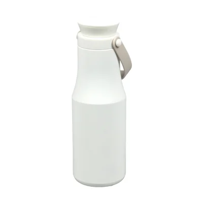 Бутилка Vintage, двустенна, инокс, 470 ml, бяла