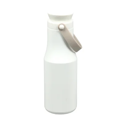 Бутилка Vintage, двустенна, инокс, 470 ml, бяла