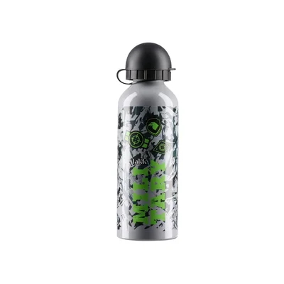 Бутилка Takk Alu Flowy, за момче, алуминиева, 500 ml, асорти