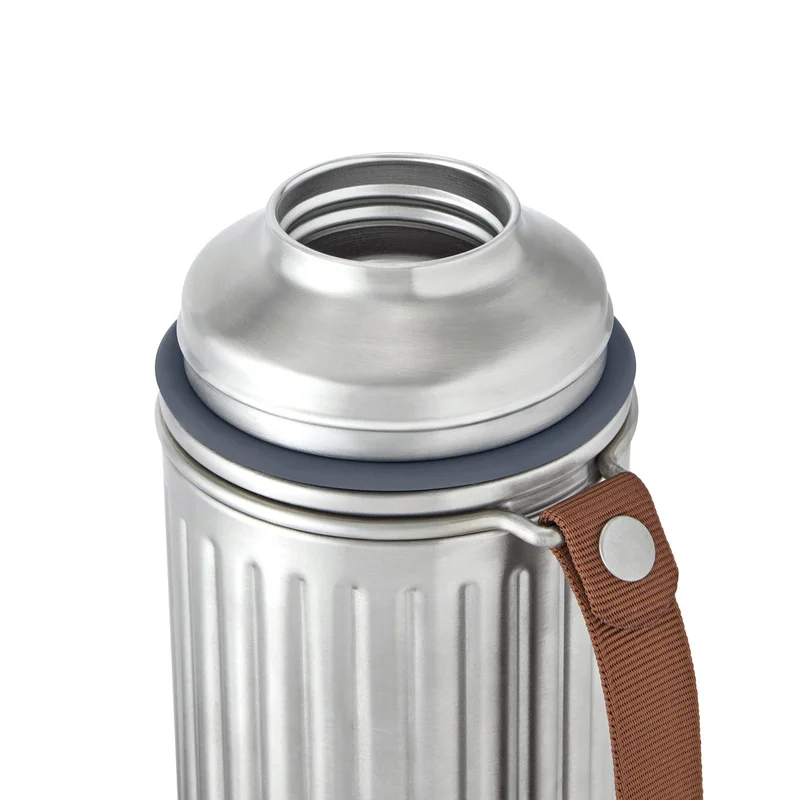 Термос Black+Blum Explorer, с 2 чаши и дръжка, 1 L, инокс