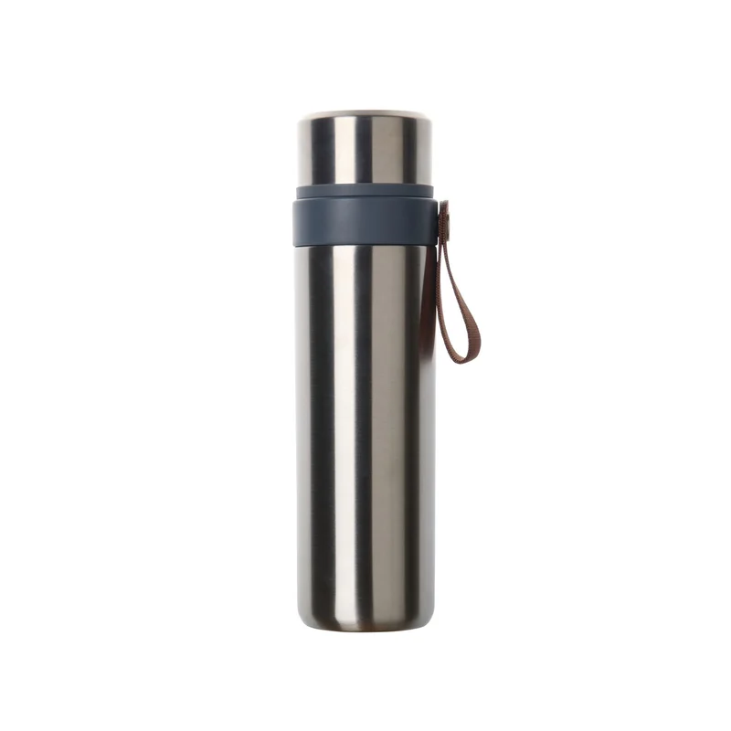 Термос Vinga Tono, с двойна чаша, 750 ml, инокс