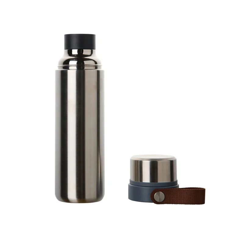 Термос Vinga Tono, с двойна чаша, 750 ml, инокс